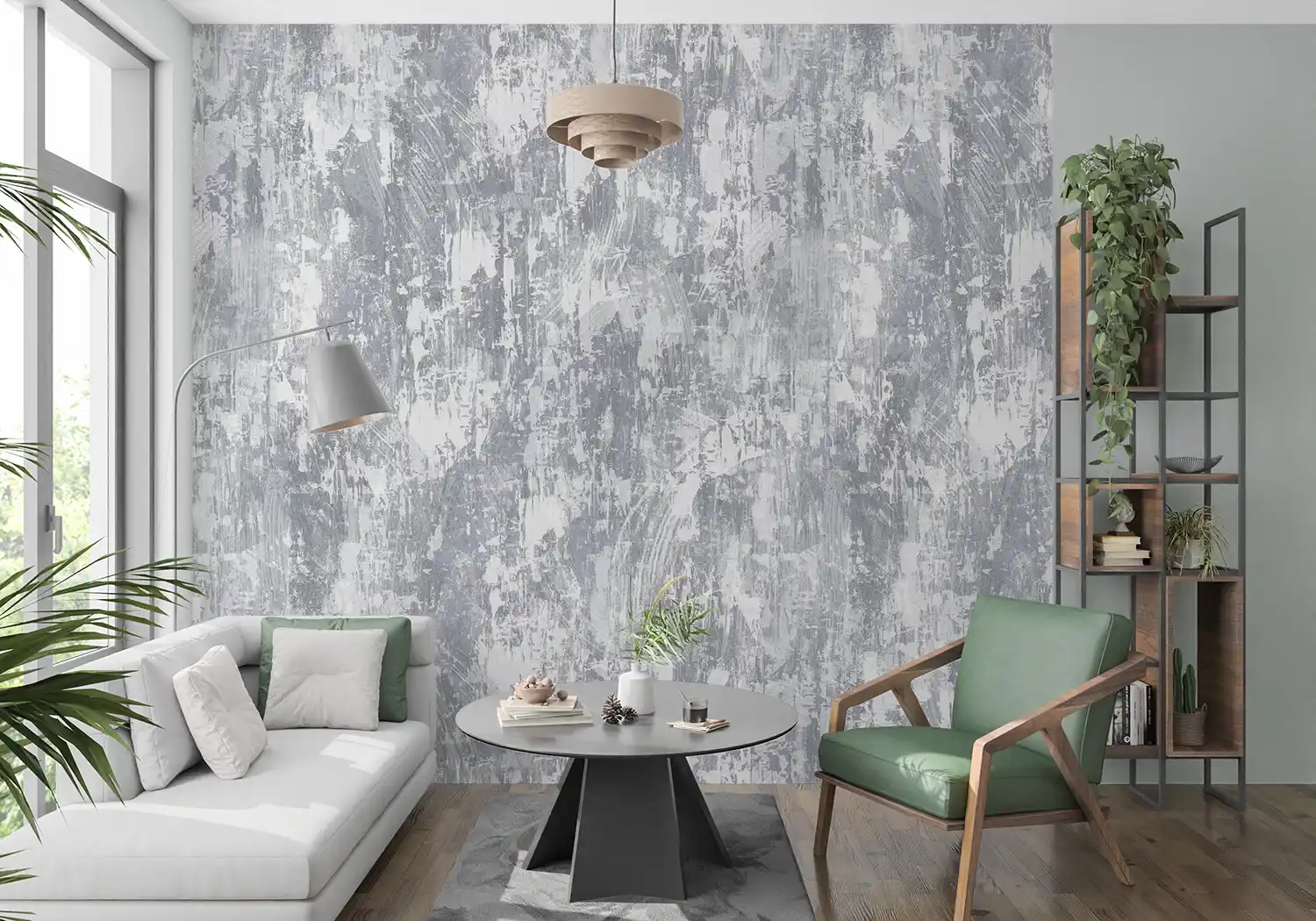 Gray Concrete Pattern